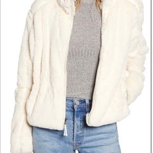 Patagonia Lunar Frost Fleece Jacket White Large